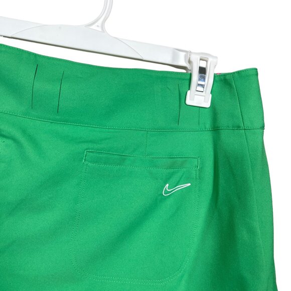 Nike Golf Reversible Skirt Womens 4 Green Plaid Shell Lightweight Preppy Active - Picture 14 of 16